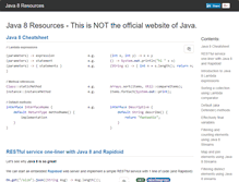 Tablet Screenshot of java8.org